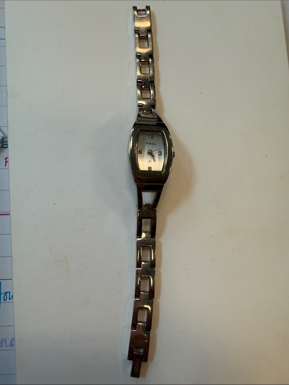 Fossil F2 Silver Tone Women's Link Bracelet Watch